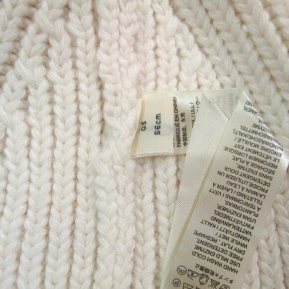 Acne Studios White Wool Knit Hat - Picture 4 of 7